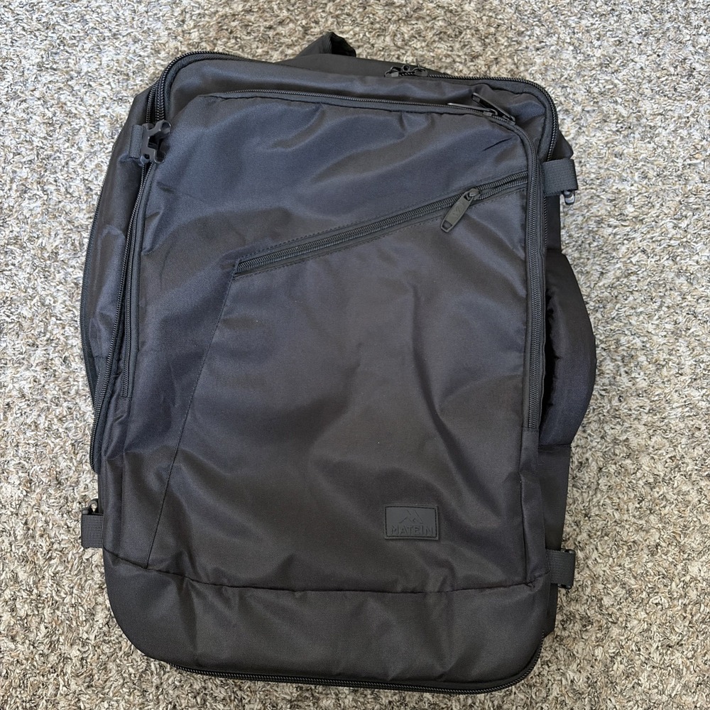 Matein Carry-On Convertible Weekender Laptop Backpack Black Size X-Large 40L